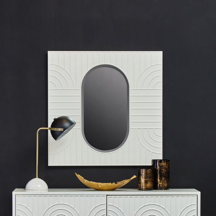 Off White Wall Mirror | Danta