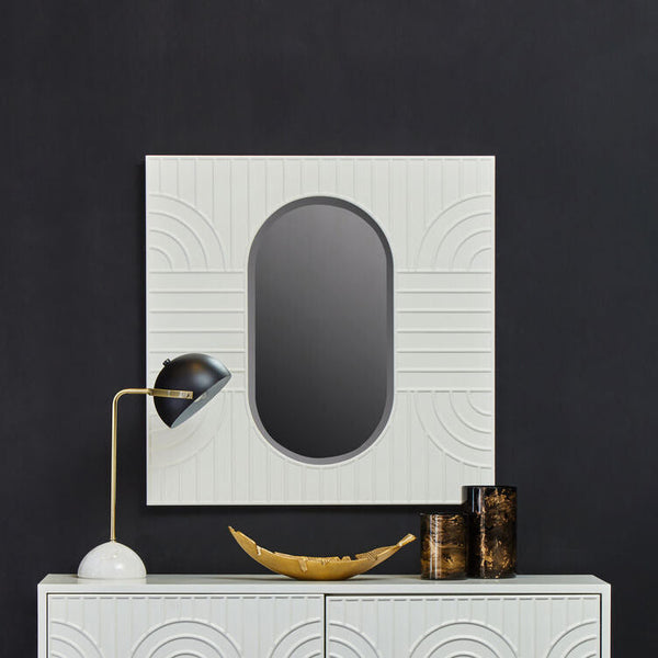 Off White Wall Mirror | Danta
