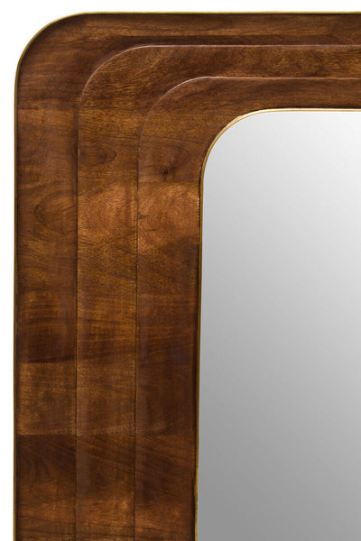 Mango Wood Carved Wall Mirror | Sangar