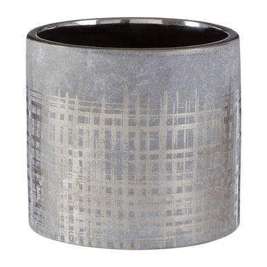 Embra Large Grey Ceramic Planter