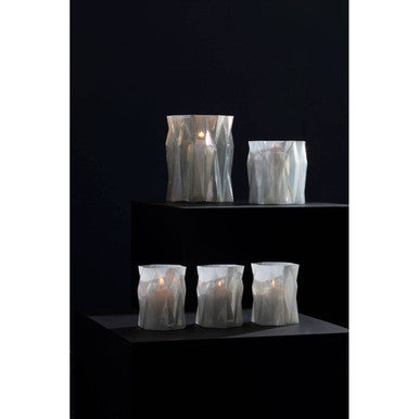 Rambia Small Iridescent Glass Candle Holder