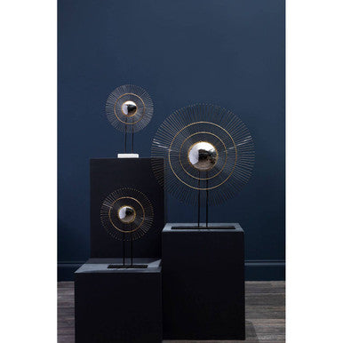 Mirano Large Metallic Finish Quill Sculpture
