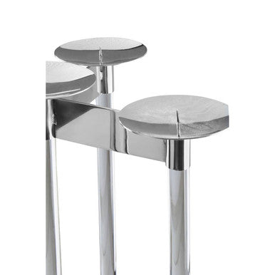 Lucita Silver Candelabra
