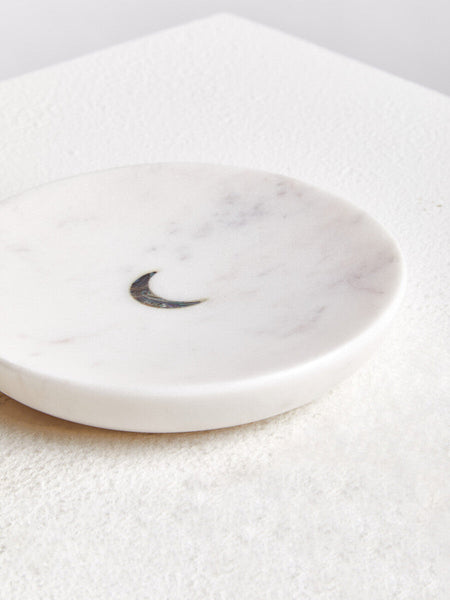 Marella White Marble Trinket Dish