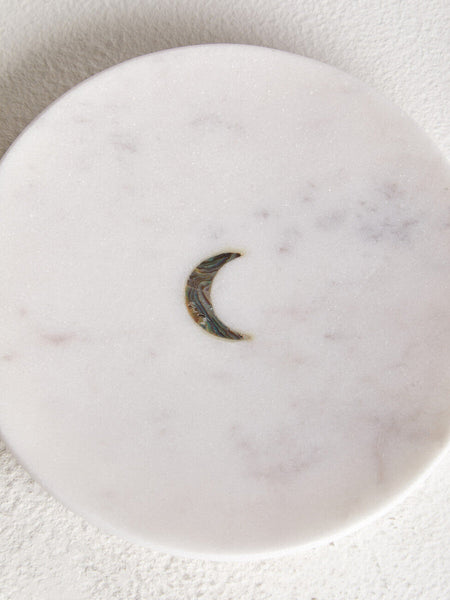 Marella White Marble Trinket Dish