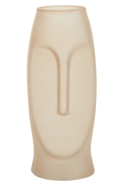 Viso Grey Small Face Design Vase
