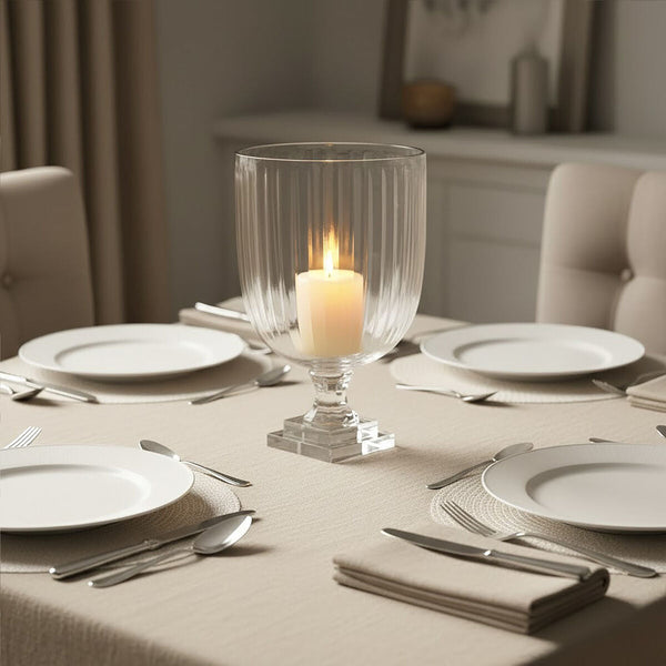 Cortina Medium Glass Hurricane Candle Holder