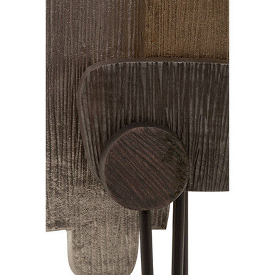 Simbolo Small Assorted Colour Metal Sculpture On Marble Base