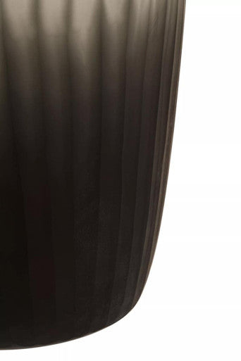 Hessa Large Dark Grey Glass Vase