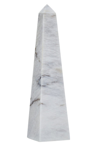 Salmo Large White Marble Obelisk