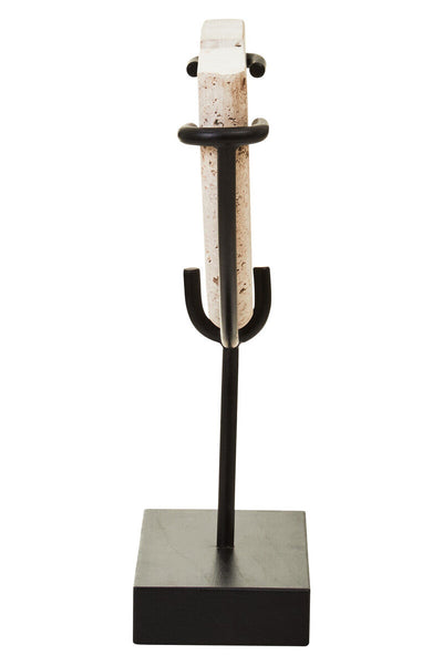 Tibor Travertine Small Sculpture