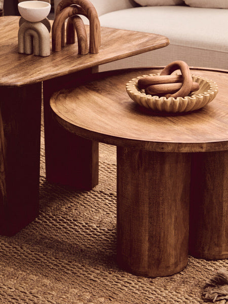 Cato Natural Wood Arch Sculpture