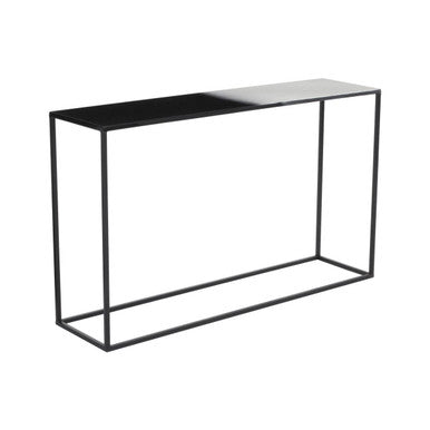 Ramus Black and White Ombre Finish Console Table
