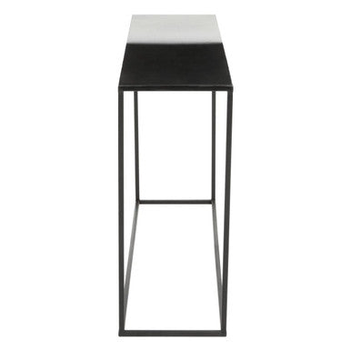 Ramus Black and White Ombre Finish Console Table