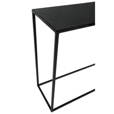 Ramus Black and White Ombre Finish Console Table
