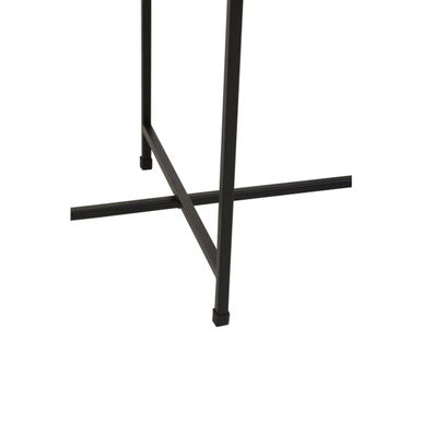 Ramus Black and White Ombre Finish 2 Tier Side Table