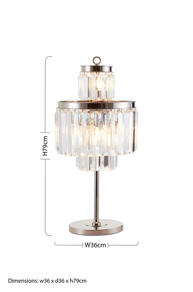 8 Bulbs Table Lamp | Kensington Townhouse
