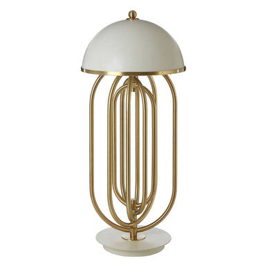 Table Lamp with White Shade | Metropolis