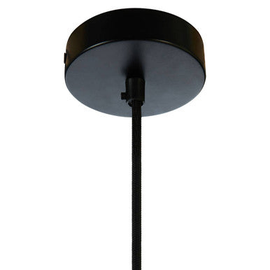 Argo Medium Pendant Light in Black and Copper