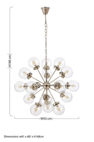 18 Light Ceiling Light | Asterid