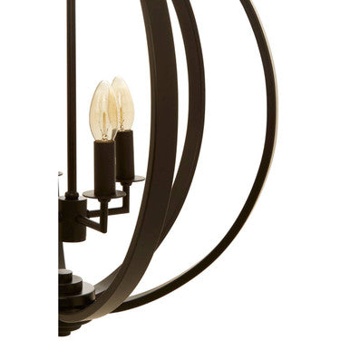 Censer Black Metallic Pendant