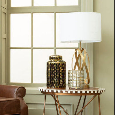 Gold Cross Table Lamp | Zaina