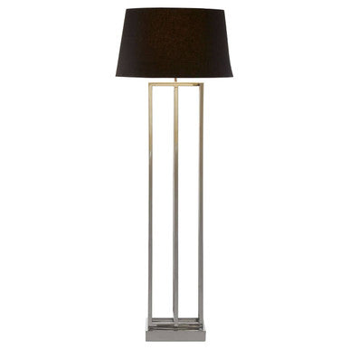 Skye Nickel Finish Rectangular Floor Lamp
