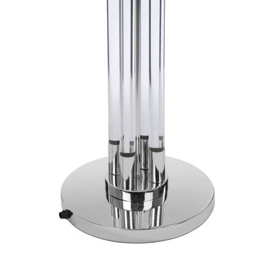 Skye Tall Acrylic And Tubular Base Floor Lamp