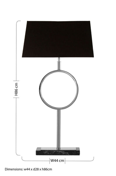 Table Lamp with Stone Base | Skye