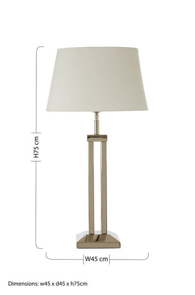 Table Lamp with Dual Rod Base | Skye