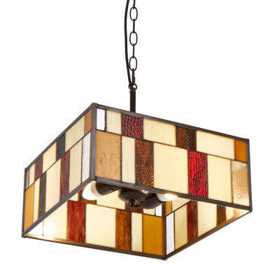 Deco Square Ceiling Light | Waldorf
