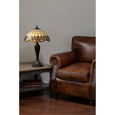 Wisteria Tiffany Umbrella Shade Table Lamp