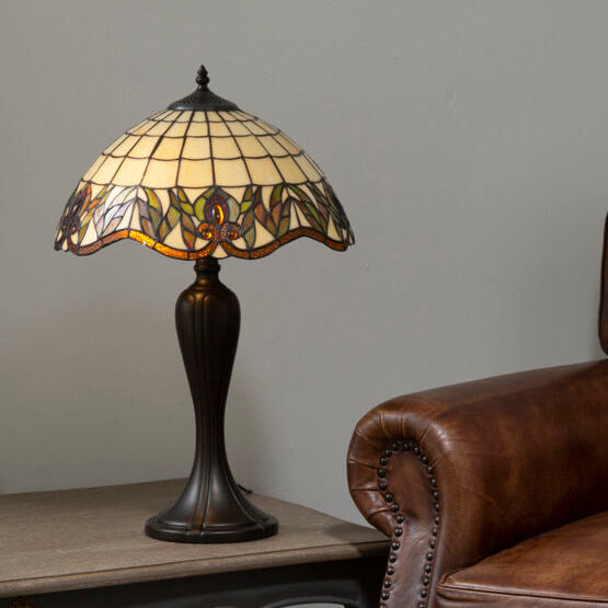 Tiffany Umbrella Shade Table Lamp | Wisteria