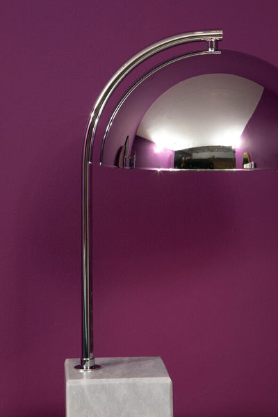 Table Lamp with Chrome Shade | Murdoch