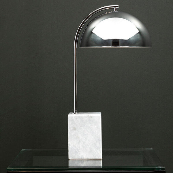 Table Lamp with Chrome Shade | Murdoch
