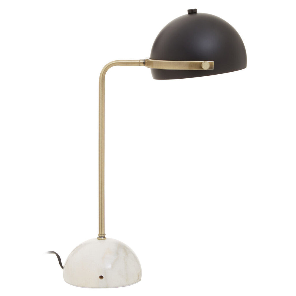 Brass Finish Table Lamp with Marble Base | Murdoch