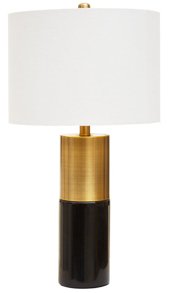 Black Marble and Gold Table Lamp | Edgar