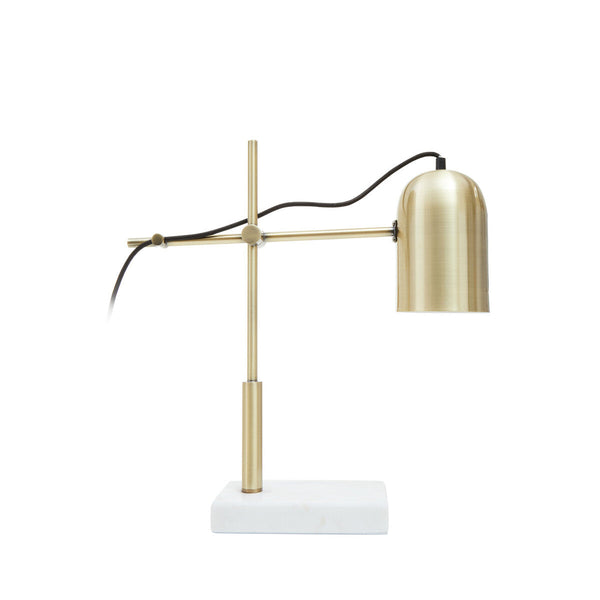 Gold and Marble Adjustable Desk Lamp | Equipoise