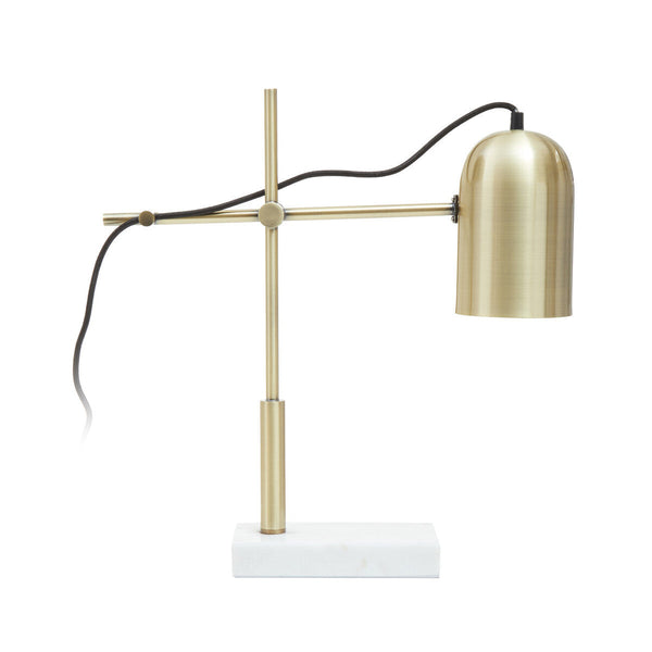 Gold and Marble Adjustable Desk Lamp | Equipoise