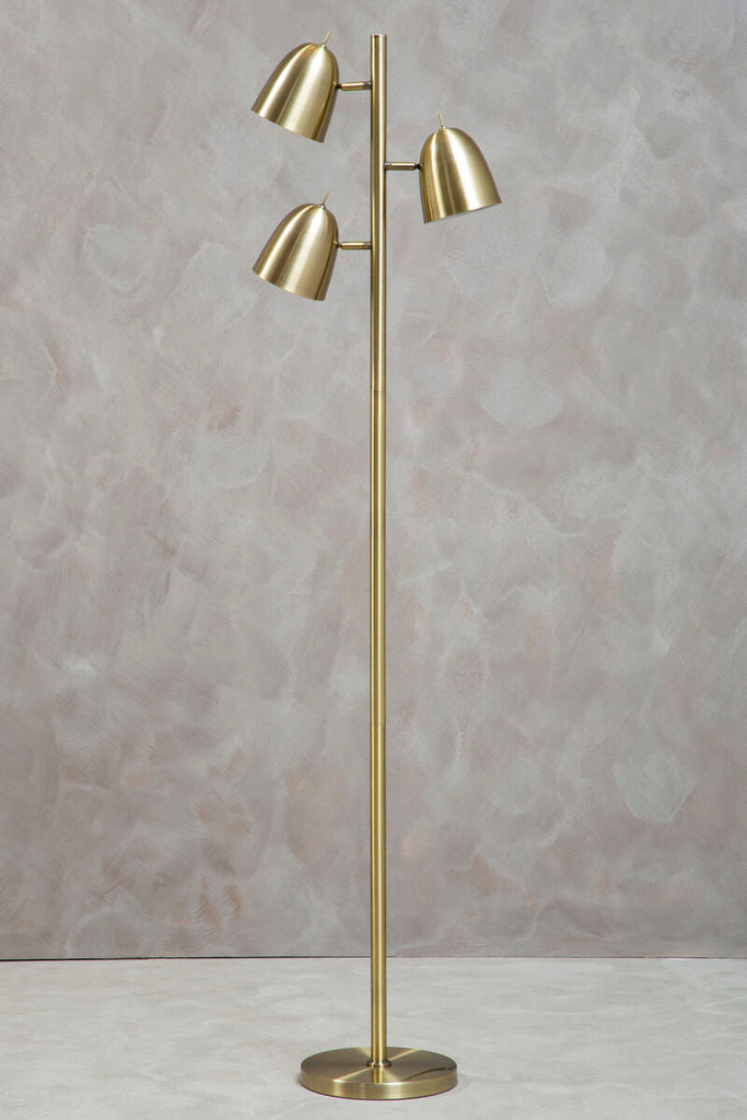 Brass Finish Floor Lamp | Newton