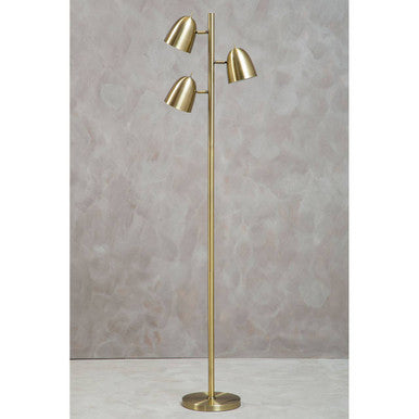 Newton Brass Finish Floor Lamp