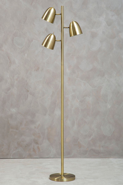Brass Finish Floor Lamp | Newton