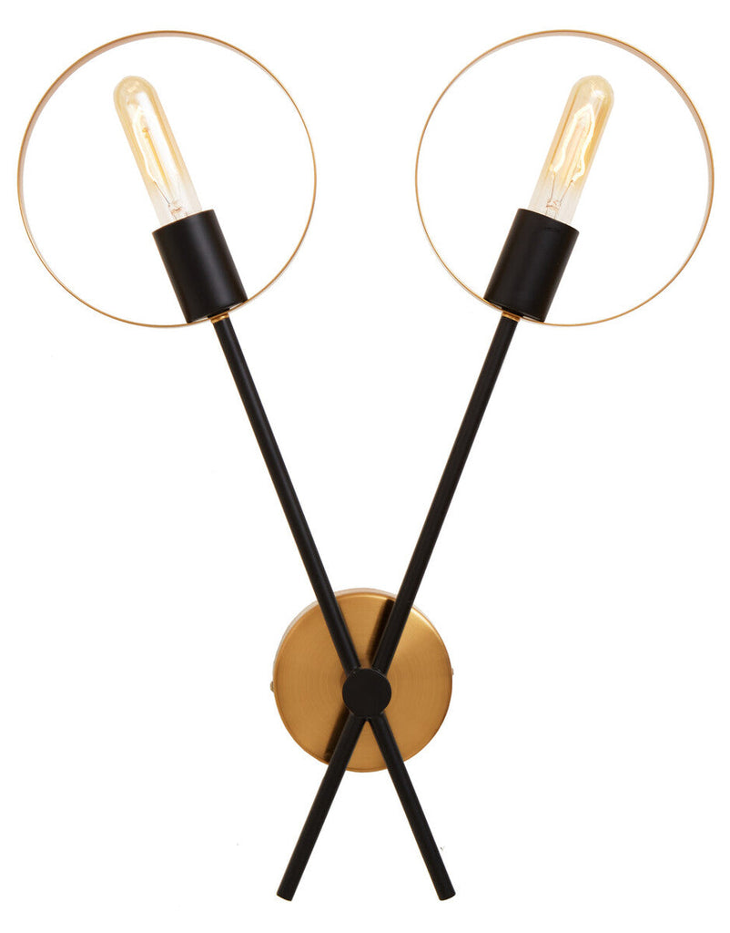 Two Bulb Ring Wall Light | Trieste