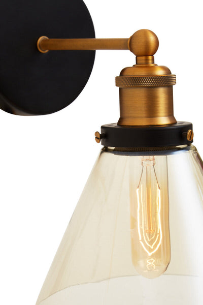 Matte Black Wall Light | Trieste