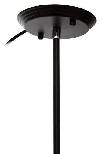 Abira Black And Chrome 16 Arm Pendant Light