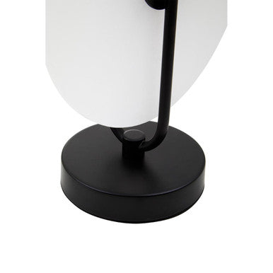Waldorf White Marble And Black Table Lamp