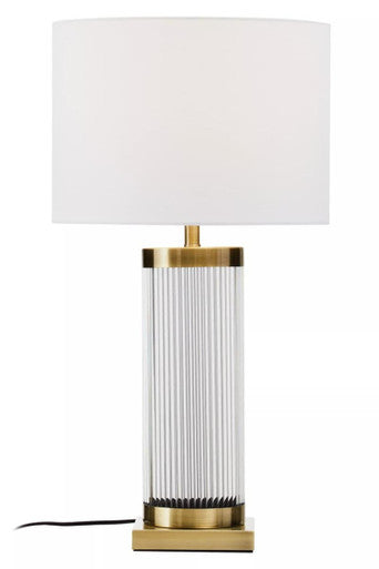 White and Gold Table Lamp | Lily