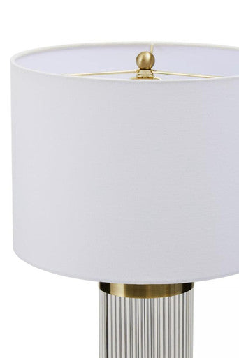 White and Gold Table Lamp | Lily