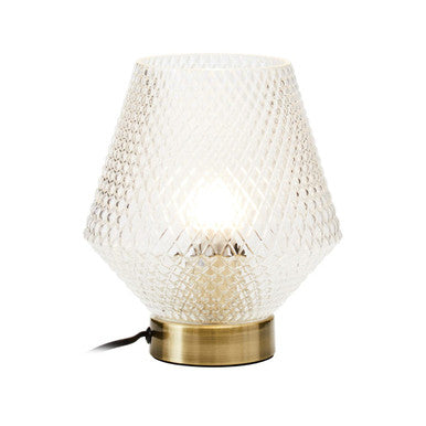 Noble Clear Glass Table Lamp