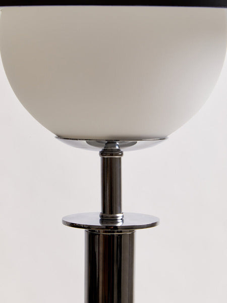 Silver Finish Metal Table Lamp | Octavia